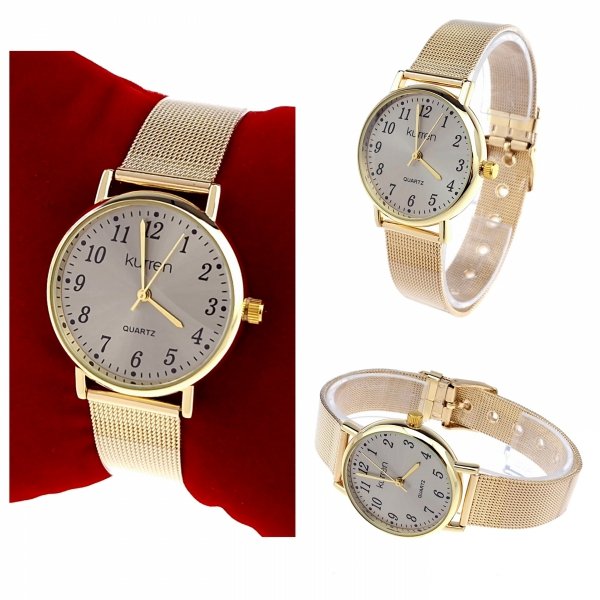 Women's watch golden kurren stainless steel