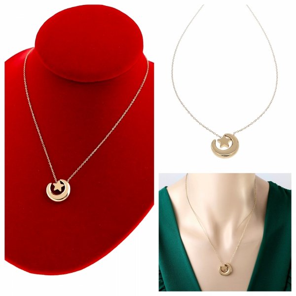 GOLD CHAIN NECKLACE celebrity STAINLESS STEEL