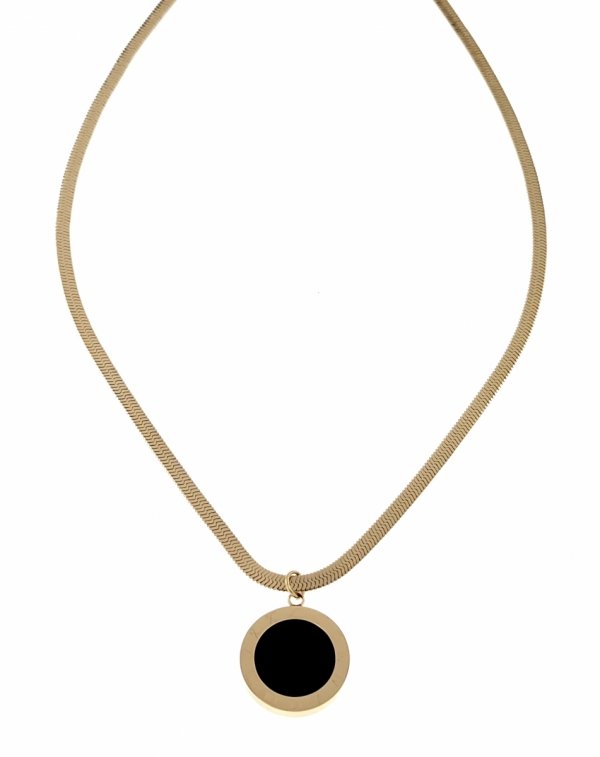 GOLD CHAIN NECKLACE celebrity STAINLESS STEEL