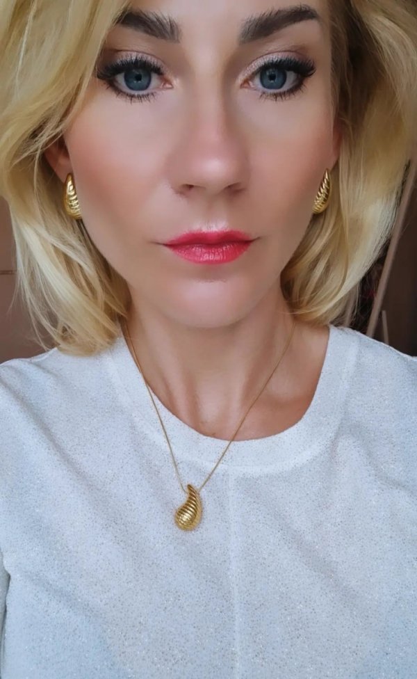 GOLD CHAIN NECKLACE celebrity STAINLESS STEEL