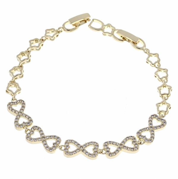 gold bracelet for a gold-plated leg