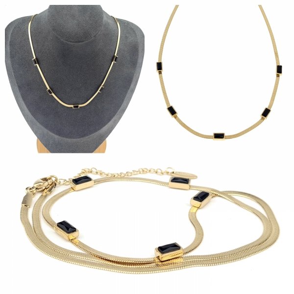 GOLD CHAIN NECKLACE celebrity STAINLESS STEEL