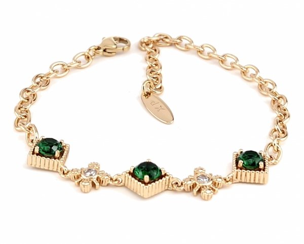 gold bracelet for a gold-plated leg