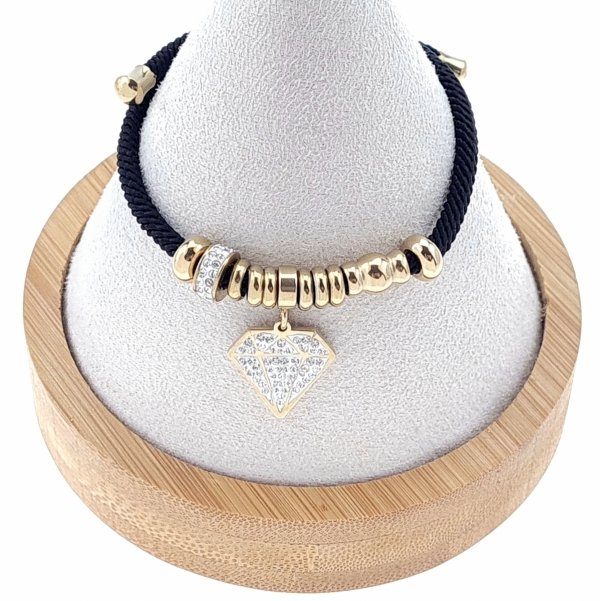 GOLD BRACELET STAINLESS STEEL STRING