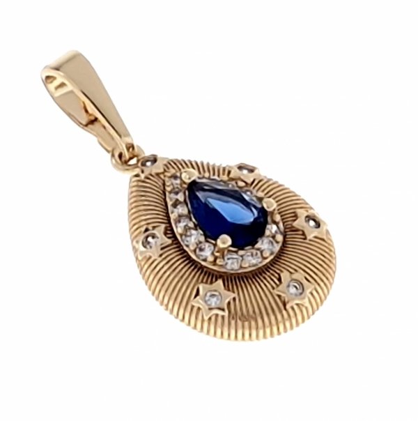 18k gold plated set pendant earrings xuping