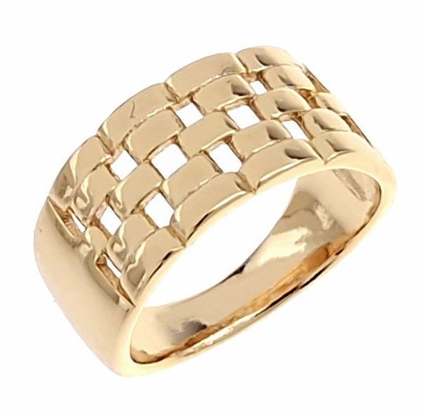 gold ring 18,60mm. gold-plated engagement xuping
