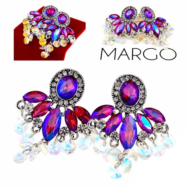 gold plated earrings with exclusive cubic zirconia