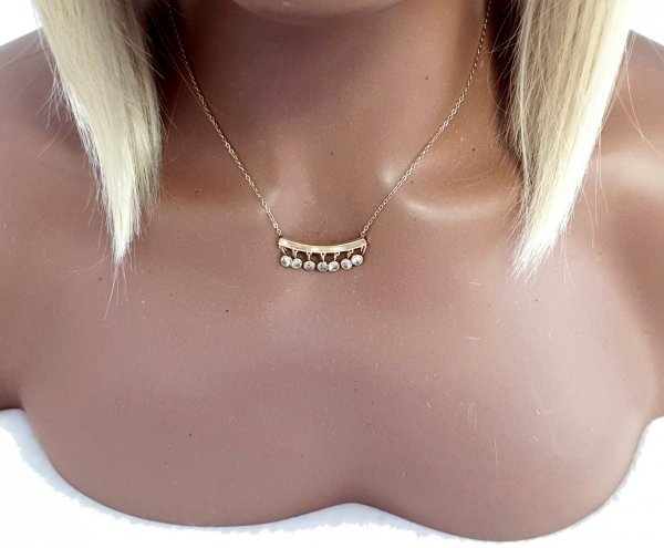 GOLD CHAIN NECKLACE celebrity STAINLESS STEEL