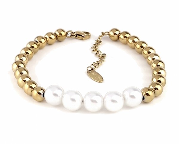 BRACELET GOLD CELEBRITY STAINLESS STEEL