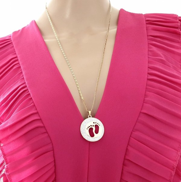 GOLD CHAIN NECKLACE celebrity STAINLESS STEEL