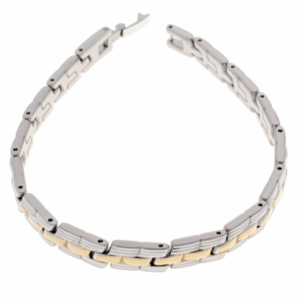 BRACELET GOLD CELEBRITY STAINLESS STEEL