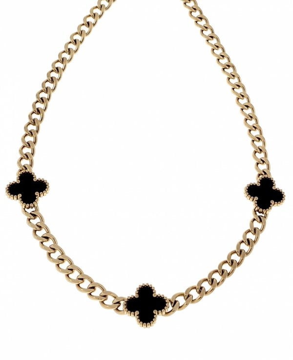 GOLD CHAIN NECKLACE celebrity STAINLESS STEEL