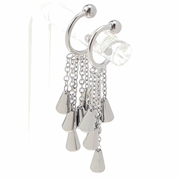 gold earrings made of stainless steel