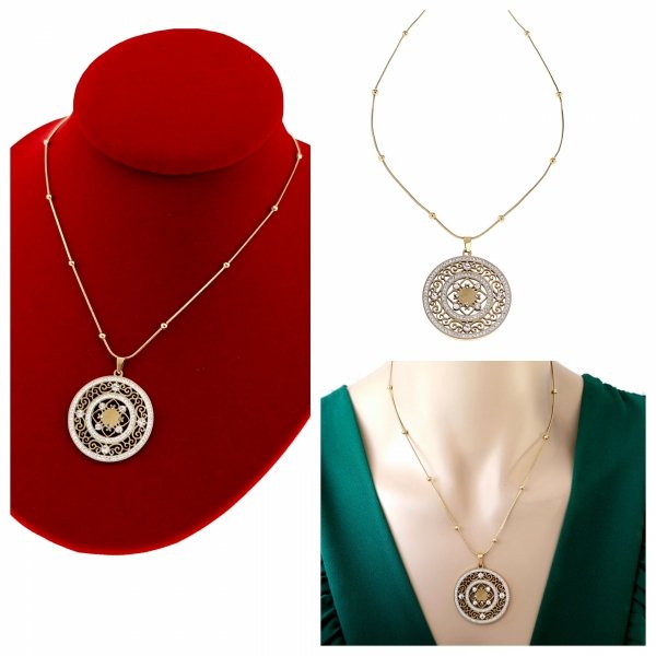 GOLD CHAIN NECKLACE celebrity STAINLESS STEEL