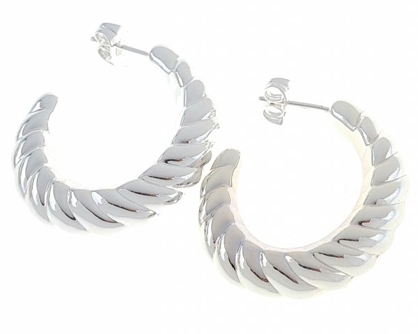 gold plated earrings with exclusive cubic zirconia