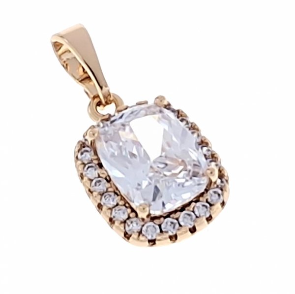 gold pendant 18k shiny xuping