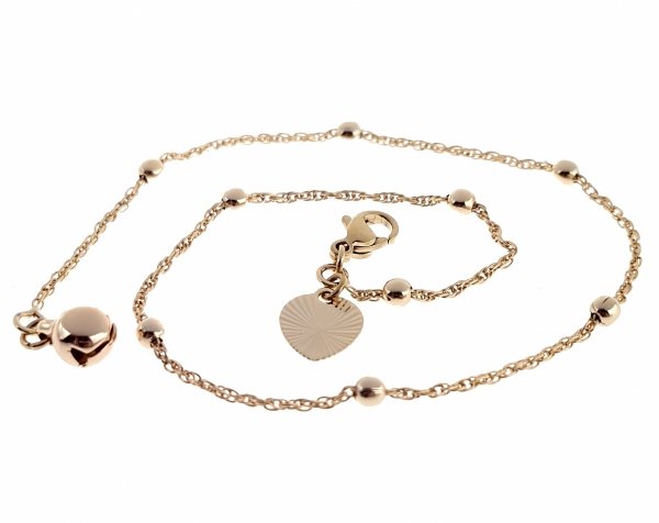 gold bracelet for a gold-plated leg