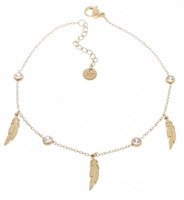 BRACELET GOLD CELEBRITY STAINLESS STEEL