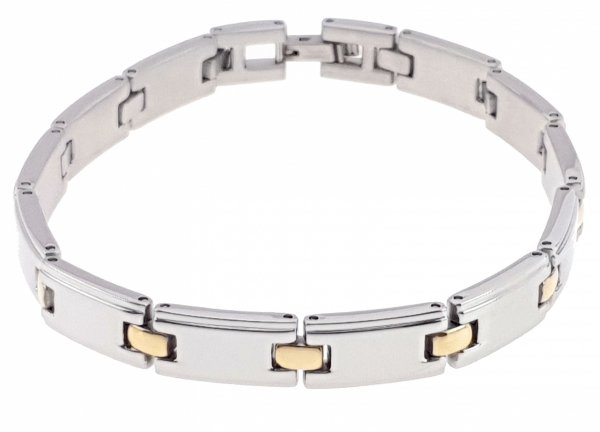 BRACELET GOLD CELEBRITY STAINLESS STEEL