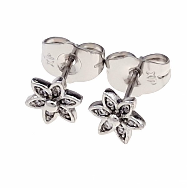 gold plated earrings with exclusive cubic zirconia