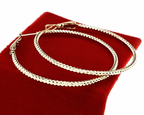 gold plated earrings with exclusive cubic zirconia