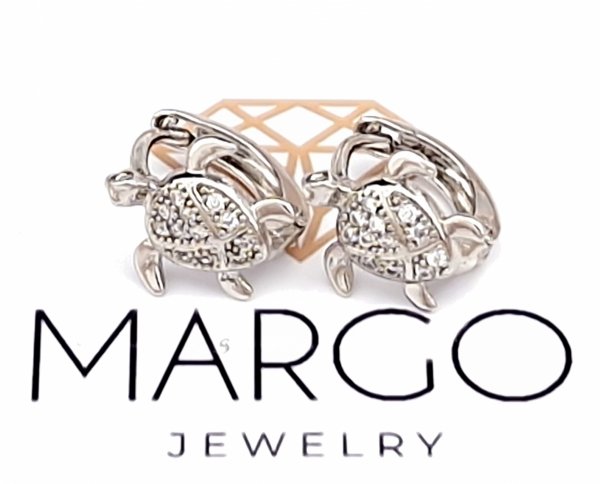 gold plated earrings with exclusive cubic zirconia