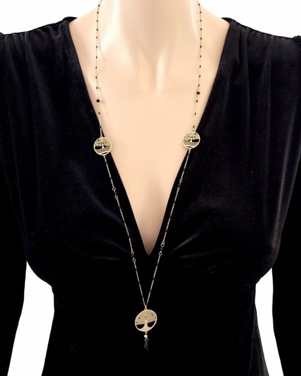 GOLD CHAIN NECKLACE celebrity STAINLESS STEEL