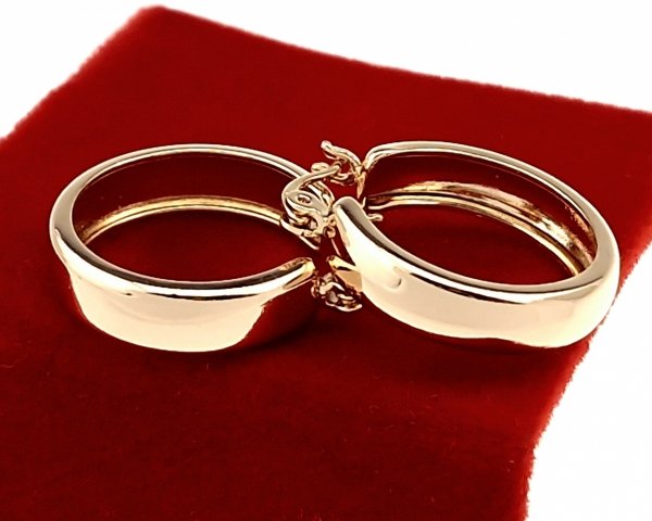 gold plated earrings with exclusive cubic zirconia