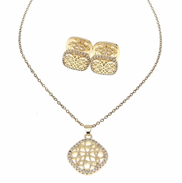 Gold Chain Celebrity Gold Plated Necklace 14K XUPING
