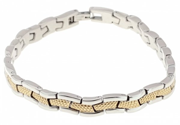 BRACELET GOLD CELEBRITY STAINLESS STEEL