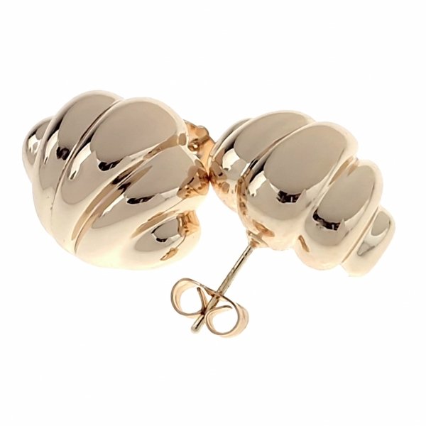 gold plated earrings with exclusive cubic zirconia
