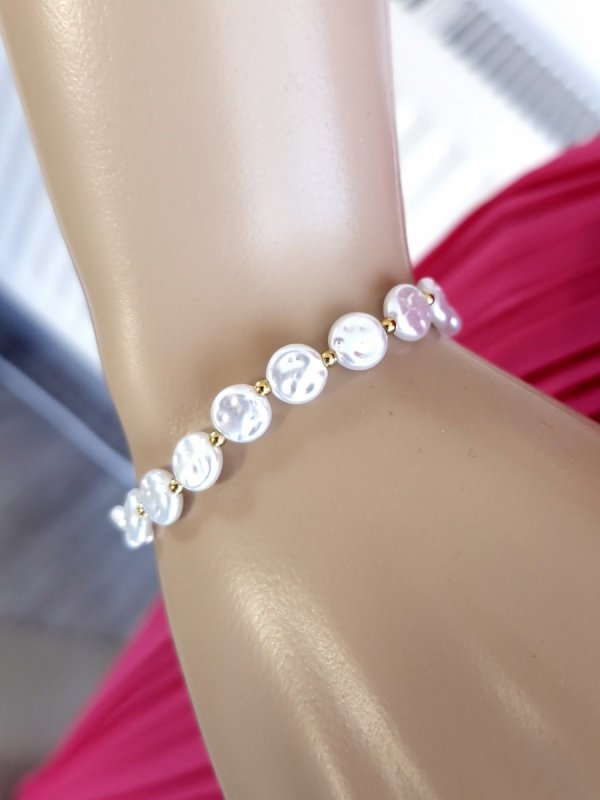 BRACELET GOLD CELEBRITY STAINLESS STEEL