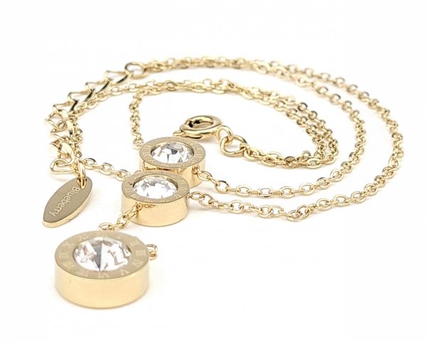 BRACELET GOLD CELEBRITY STAINLESS STEEL