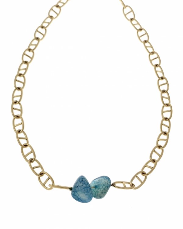 GOLD CHAIN NECKLACE celebrity STAINLESS STEEL