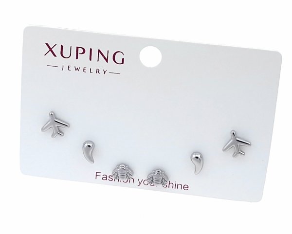 gold plated earrings with exclusive cubic zirconia