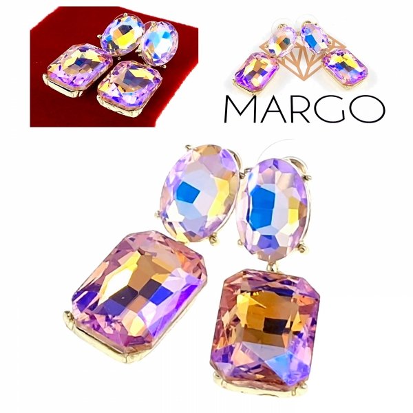 gold plated earrings with exclusive cubic zirconia