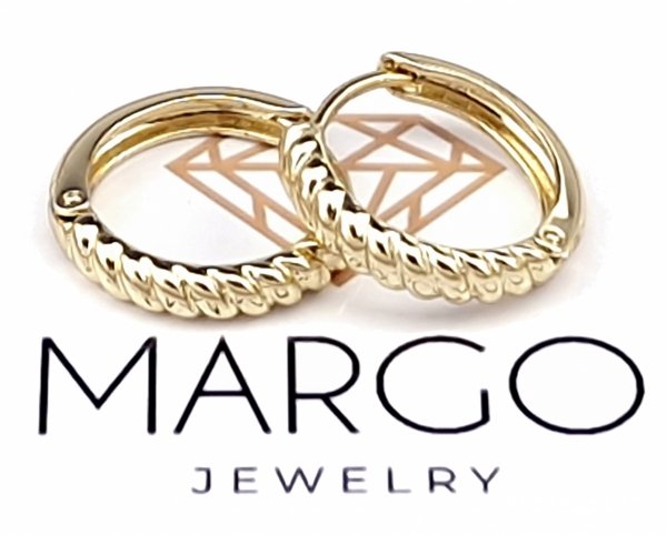 gold plated earrings with exclusive cubic zirconia