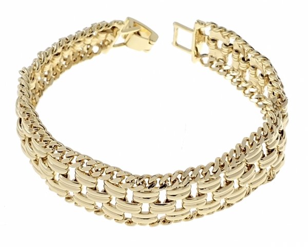 gold bracelet for a gold-plated leg
