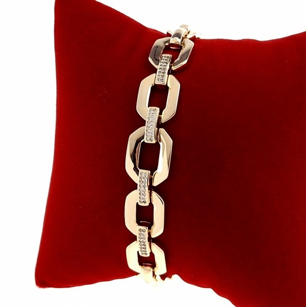 gold-plated 18k gold bracelet