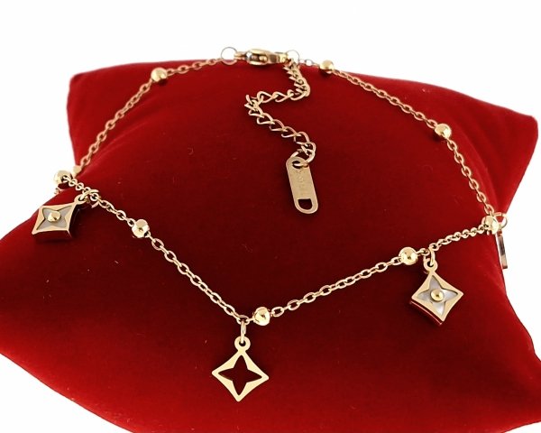 BRACELET GOLD CELEBRITY STAINLESS STEEL