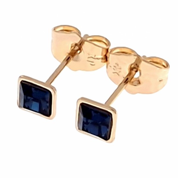 exclusive swarovski gold-plated earrings
