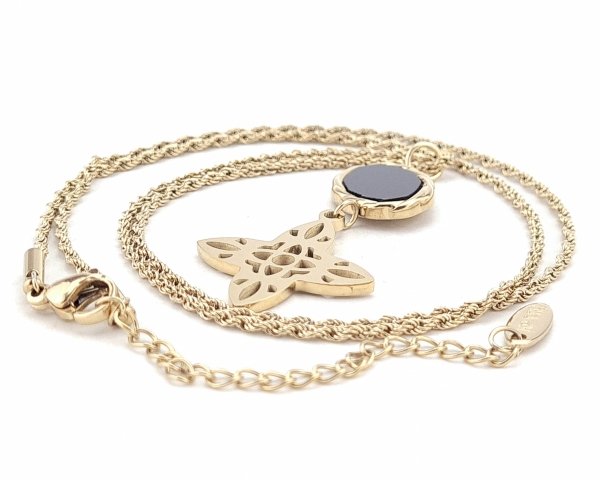GOLD CHAIN NECKLACE celebrity STAINLESS STEEL