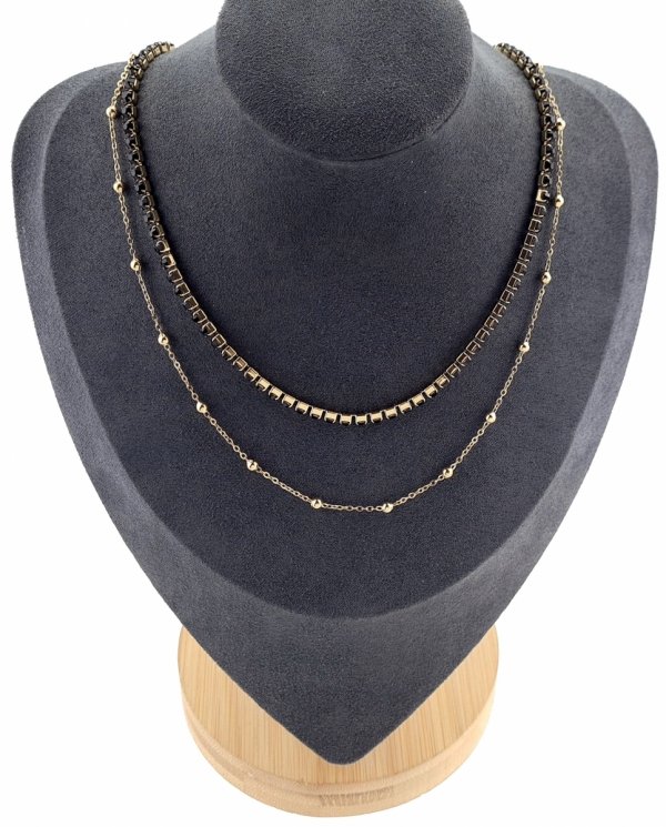 GOLD CHAIN NECKLACE celebrity STAINLESS STEEL