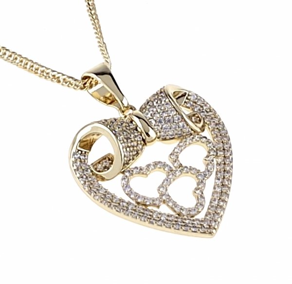 gold pendant 18k shiny xuping