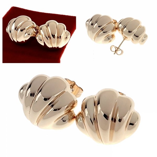 gold plated earrings with exclusive cubic zirconia