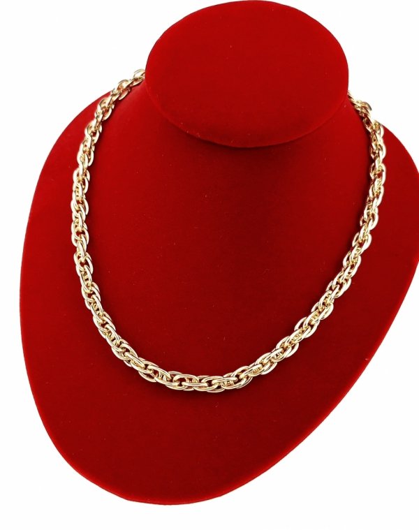 Gold Chain Celebrity Gold Plated Necklace 14K XUPING
