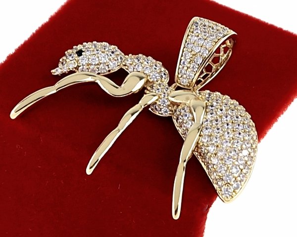 gold pendant 18k shiny xuping