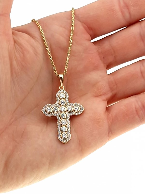 gold pendant 18k shiny xuping