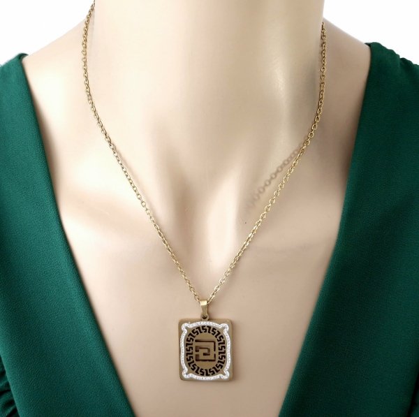 GOLD CHAIN NECKLACE celebrity STAINLESS STEEL