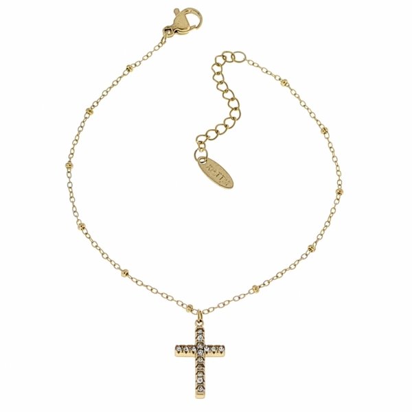 BRACELET GOLD CELEBRITY STAINLESS STEEL